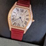 Cartier Tortue WJTO0009 (2023) - Wit wijzerplaat Onbekend Roségoud (2/5)