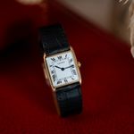 Cartier Tank 96041 (Unknown (random serial)) - White dial 30 mm Yellow Gold case (1/8)