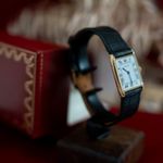 Cartier Tank 96041 (Unknown (random serial)) - White dial 30 mm Yellow Gold case (4/8)