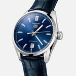 TAG Heuer Carrera Calibre 5 WBN2112.FC6504 (2024) - Blauw wijzerplaat 39mm Staal (1/1)