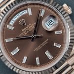 Rolex Day-Date 40 228235 (2018) - Brown dial 40 mm Rose Gold case (2/7)