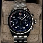 Breitling Classic AVI A233801A1C1A1 (2024) - Blauw wijzerplaat 42mm Staal (3/7)