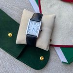 Cartier Tank Solo WSTA0028 (2010) - White dial 35 mm Steel case (2/4)