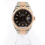 Rolex Datejust 36 126231 (Unknown (random serial)) - Grey dial 36 mm Gold/Steel case (1/4)