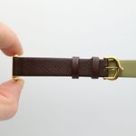 Cartier Tank Vermeil 366001 (Unknown (random serial)) - Yellow dial 20 mm Silver case (8/8)