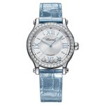 Chopard Happy Sport 278608-3009 (2024) - Wit wijzerplaat 29mm Staal (1/1)