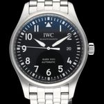 IWC Pilot Mark IW327011 (2016) - Grey dial 40 mm Steel case (1/8)
