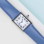 Cartier Tank WSTA0062 (2022) - Silver dial 34 mm Steel case (1/8)