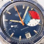 Heuer Vintage 73463 (1970) - Blauw wijzerplaat 42mm Staal (4/8)