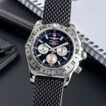 Breitling Chronomat GMT AB0413B9/BD17 (Unknown (random serial)) - Black dial 47 mm Steel case (3/8)
