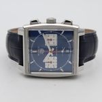 TAG Heuer Monaco CBL2111.FC6453 (2021) - Blauw wijzerplaat 39mm Staal (5/8)