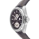 TAG Heuer Grand Carrera WAV5113.FC6230 (2010) - Bruin wijzerplaat 43mm Staal (4/7)