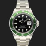 Rolex Submariner Date 16610LV (2006) - Zwart wijzerplaat 40mm Staal (3/8)