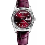 Rolex Day-Date 36 118139 (2023) - Rood wijzerplaat 36mm Witgoud (1/8)