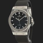 Hublot Classic Fusion 542.NX.1171.RX (Unknown (random serial)) - Black dial 42 mm Titanium case (1/8)