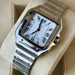 Cartier Santos WSSA0029 (2023) - Zilver wijzerplaat 35mm Staal (3/7)