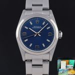 Rolex Oyster Perpetual 31 77080 (1999) - Blue dial 31 mm Steel case (1/8)