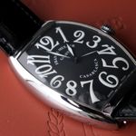 Franck Muller Casablanca 6850 (Unknown (random serial)) - Black dial 35 mm Steel case (4/8)