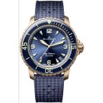 Blancpain Fifty Fathoms 5010-36B40-O64B (2026) - Blauw wijzerplaat 42mm Roségoud (1/1)