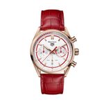 TAG Heuer Carrera Porsche Chronograph Special Edition CBN2045.FC8316 (2023) - White dial 42 mm Rose Gold case (1/1)