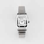 Cartier Santos 9057930 (Unknown (random serial)) - White dial 24 mm Steel case (1/7)