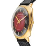Glashütte Original Spezimat unknown (1972) - Red dial 35 mm Gold/Steel case (6/8)