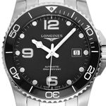 Longines HydroConquest L3.781.4.56.6 (2025) - Black dial 41 mm Steel case (1/7)
