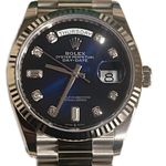 Rolex Day-Date 36 128239 (2024) - Blue dial 36 mm White Gold case (1/1)
