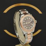 Rolex Yacht-Master 40 116621 (2018) - Brown dial 40 mm Gold/Steel case (3/7)