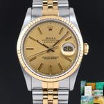 Rolex Datejust 36 16233 (1990) - 36 mm Gold/Steel case (1/7)