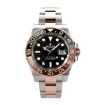 Rolex GMT-Master II 126711CHNR (2022) - Black dial 40 mm Gold/Steel case (2/8)