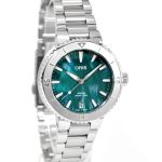 Oris Aquis 01 733 7770 4137-07 8 18 05P (2024) - Groen wijzerplaat 37mm Staal (2/2)