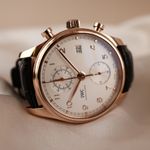 IWC Portuguese Chronograph IW390301 (2018) - Wit wijzerplaat 42mm Roodgoud (4/8)