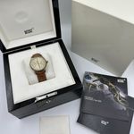 Montblanc 1858 116243 (2023) - Champagne wijzerplaat 44mm Brons (3/8)