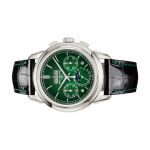 Patek Philippe Perpetual Calendar Chronograph 5270P-014 (2024) - Green dial 41 mm Platinum case (3/6)