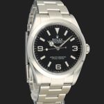 Rolex Explorer 124270 (2021) - Zwart wijzerplaat 36mm Staal (4/8)