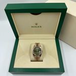 Rolex Day-Date 40 228235 (2024) - Green dial 40 mm Rose Gold case (4/8)