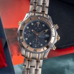 Omega Seamaster Diver 300 M 2296.80.00 (1985) - Blauw wijzerplaat 42mm Titanium (3/8)