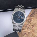 Rolex Datejust Oysterquartz 17014 (1986) - Blauw wijzerplaat 36mm Staal (1/8)