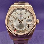 Rolex Sky-Dweller 326935 (2014) - Roze wijzerplaat 42mm Roségoud (1/5)