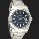 Rolex Datejust II 116300 (2014) - Blue dial 41 mm Steel case (4/8)