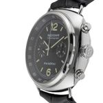 Panerai Radiomir Chronograph PAM00288 (Unknown (random serial)) - Black dial 45 mm Steel case (6/8)