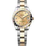 Rolex Datejust 31 278343RBR (2025) - Champagne wijzerplaat 31mm Staal (1/1)