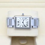 Cartier Tank WSTA0052 (2023) - White dial 34 mm Steel case (5/8)