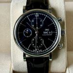 IWC Portofino Chronograph IW391008 (2018) - Black dial 42 mm Steel case (2/7)