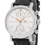 IWC Portofino Chronograph IW391406 (2024) - Zilver wijzerplaat 39mm Staal (2/3)