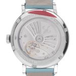 Pequignet Unknown 9060473 CV (Unknown (random serial)) - Blue dial 39 mm Steel case (5/6)