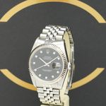 Rolex Datejust 36 16234 (1990) - Black dial 36 mm Steel case (2/5)