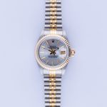 Rolex Lady-Datejust 69173 (1990) - Grey dial 26 mm Gold/Steel case (3/8)