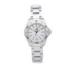 TAG Heuer Aquaracer Lady WBP1411.BA0622 (2024) - Grey dial 30 mm Steel case (1/7)